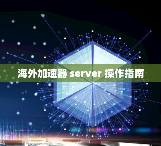 海外加速器 server 操作指南