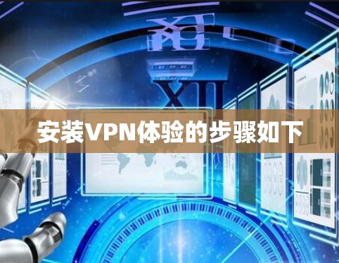 安装VPN体验的步骤如下