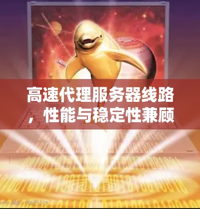 高速代理服务器线路，性能与稳定性兼顾，助力高效运营