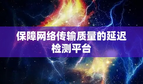 保障网络传输质量的延迟检测平台