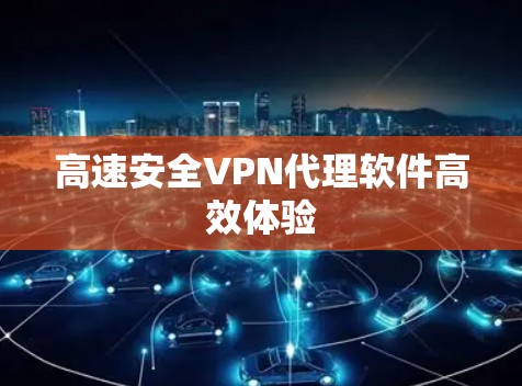 高速安全VPN代理软件高效体验