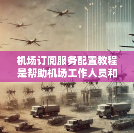 机场订阅服务配置教程是帮助机场工作人员和用户了解如何订阅并使用特定的机场服务的指南。以下是该教程的结构和主要内容