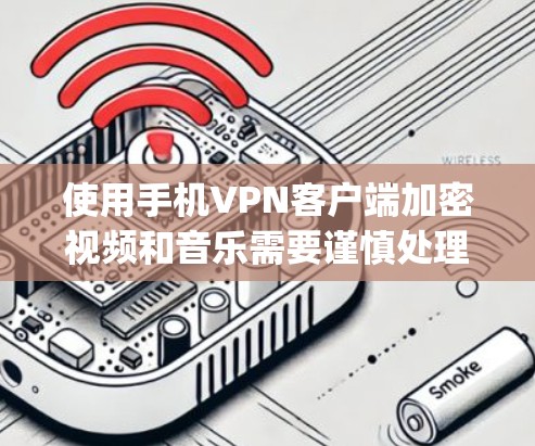使用手机VPN客户端加密视频和音乐需要谨慎处理,以确保数据安全。以下是一个逐步指南,帮助您有效使用Dport等VPN客户端 使用手机VPN客户端加密视频和音乐需要谨慎处理,以确保数据安全。以下是一个逐步指南,帮助您有效使用Dport等VPN客户端