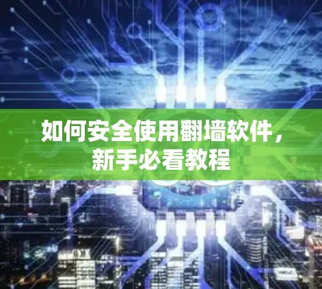 如何安全使用翻墙软件，新手必看教程