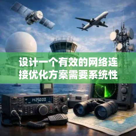 设计一个有效的网络连接优化方案需要系统性地进行,以下是详细的步骤指南 设计一个有效的网络连接优化方案需要系统性地进行,以下是详细的步骤指南