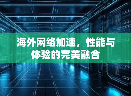海外网络加速,性能与体验的完美融合 海外网络加速,性能与体验的完美融合