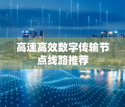 高速高效数字传输节点线路推荐 高速高效数字传输节点线路推荐