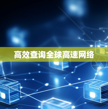 高效查询全球高速网络 高效查询全球高速网络