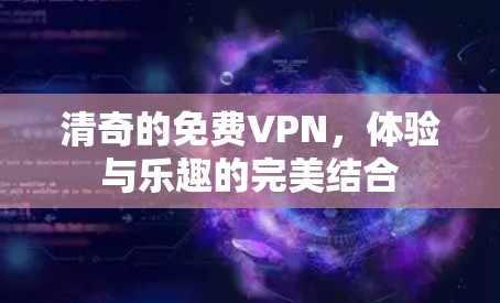 清奇的免费VPN,体验与乐趣的完美结合 清奇的免费VPN,体验与乐趣的完美结合